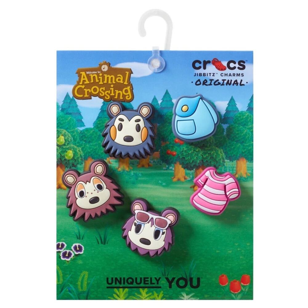 CROCS JIBBITZ CHARMS Animal Crossing Creator 5 Pack P4b